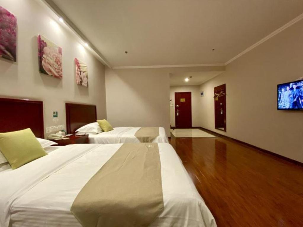Greentree Inn Shandong Linxi Pingyi Mengyang Road Express Hotel Dış mekan fotoğraf